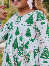 Hazel Dress - Dreaming of a Pink Christmas